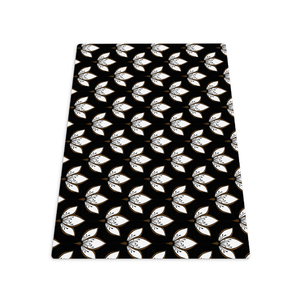 Vloerbeschermer bureaustoel Elegante lelies