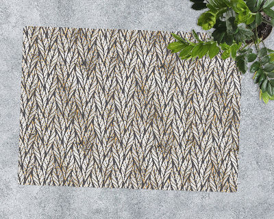 Vloerbeschermer tapijt Marmeren plantenbladeren