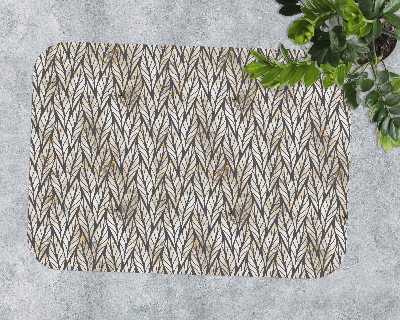 Vloerbeschermer tapijt Marmeren plantenbladeren