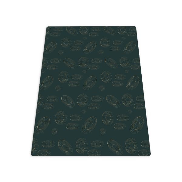 Vloerbeschermer tapijt Cirkels in de diepte