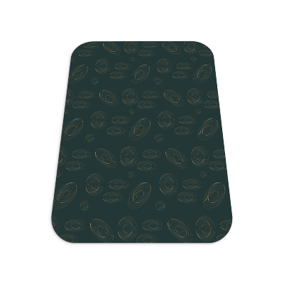 Vloerbeschermer tapijt Cirkels in de diepte