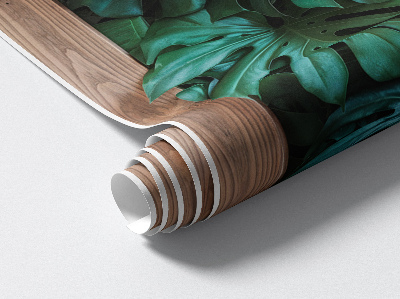 3D effect muursticker 67x100 Groene compositie