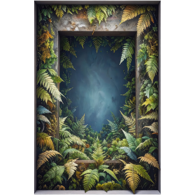 Muursticker 3d uitzicht 65x100 Natuurlijke harmonie