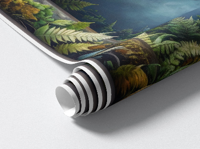 Muursticker 3d uitzicht 65x100 Natuurlijke harmonie