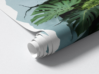 3D wandsticker gat in de muur 117x130 Fabrieksexplosie