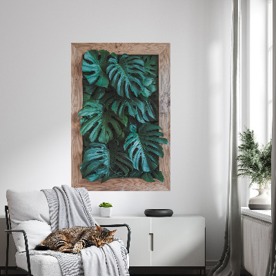 Decoratieve 3d muursticker 40x60 Groene compositie