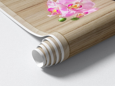 Decoratieve 3d muursticker 24x60 Orchidee elegantie