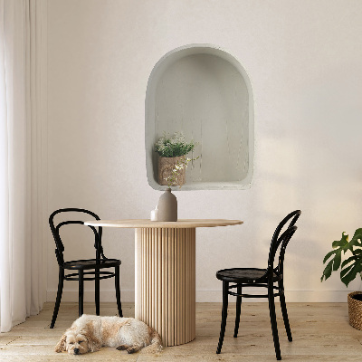 Decoratieve 3d muursticker 45x60 Jute boeket