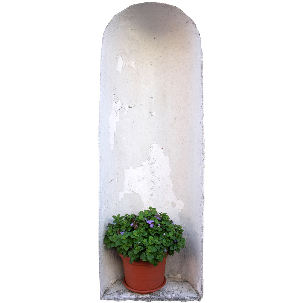 Decoratieve 3d muursticker 22x60 Muuruitsparing