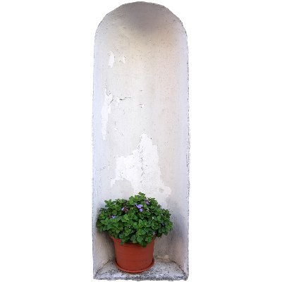 Decoratieve 3d muursticker 22x60 Muuruitsparing