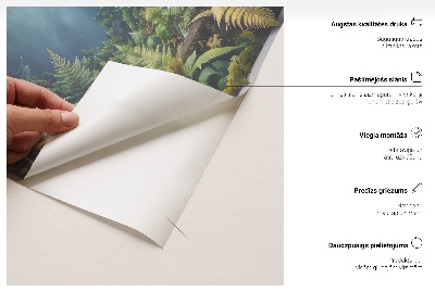 Decoratieve 3d muursticker 23x80 Plantenniches