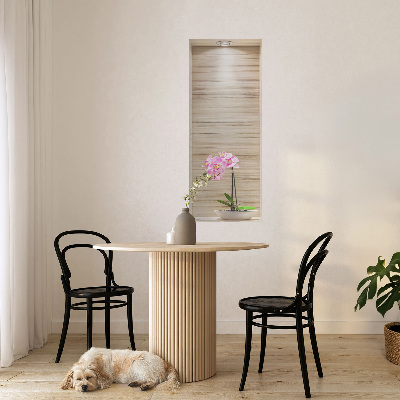 Decoratieve 3d muursticker 32x80 Orchidee elegantie