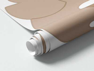 Muurstickers 130x183 Schattige pastelkleurige dinosaurussen