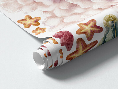 Muurstickers 60x80 Een betoverd dierenrijk in tekenfilmstijl