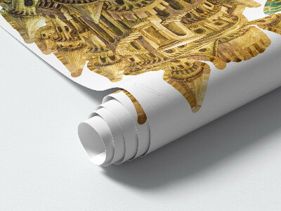 Muurstickers 60x73 Dieren in een magische cartoonstijl