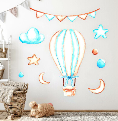 Muurstickers 60x90 Pastel boho-accenten in een aquarelversie