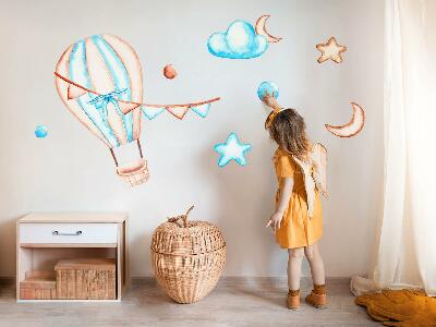 Muurstickers 60x90 Pastel boho-accenten in een aquarelversie