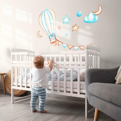 Muurstickers 60x90 Pastel boho-accenten in een aquarelversie