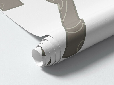 Muurstickers 60x102 Pastelkleurig bos met decoratieve bomen