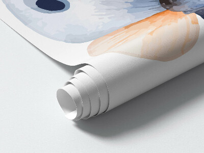 Muur stickers 80x103 Pastelkleurige boho-motten met kleurrijke insecten