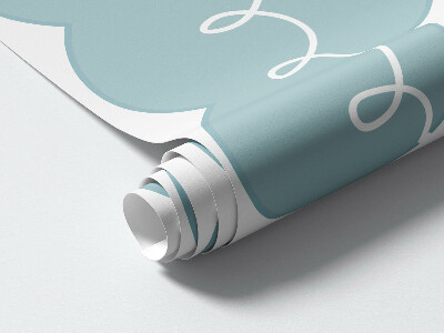 Muur stickers 80x134 Kosmische pasteldromen met sterren en wolken