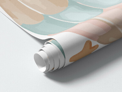 Muur stickers 80x113 Boho aquarel pastelpatronen