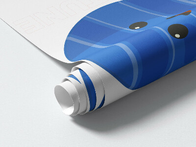 Muur stickers 80x146 Mooie planeten in een kosmische dans