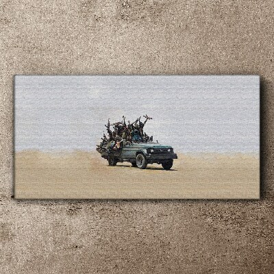 Schilderij op doek Banksy's oorlog