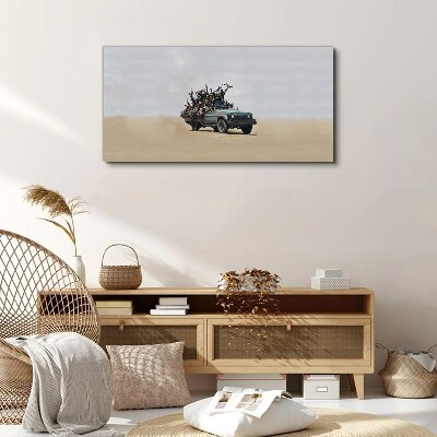 Schilderij op doek Banksy's oorlog