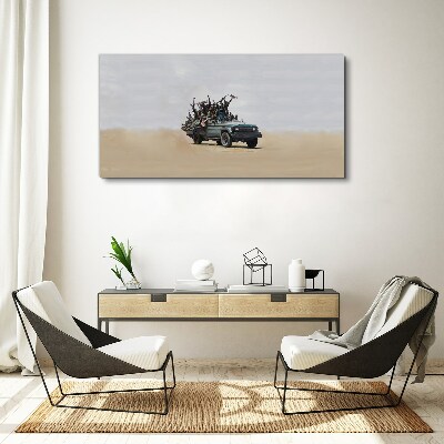 Schilderij op doek Banksy's oorlog