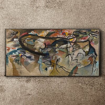 Foto op canvas Compositie V Kandinsky