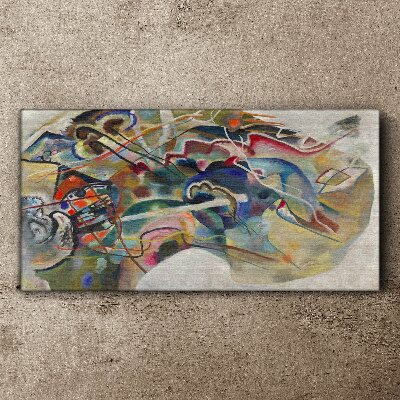 Canvas schilderij Abstractie van Vasily Kandinsky