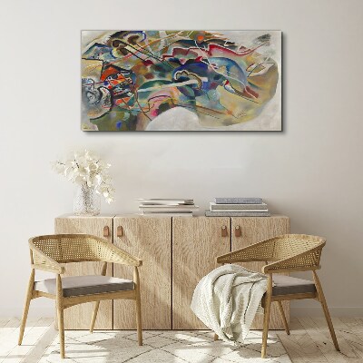 Canvas schilderij Abstractie van Vasily Kandinsky