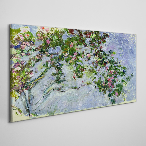 Foto op canvas De rozen van Claude Monet
