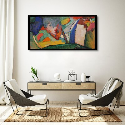 Foto op canvas Watervalabstractie Kandinsky