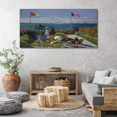Foto op canvas Een zomerdag aan zee