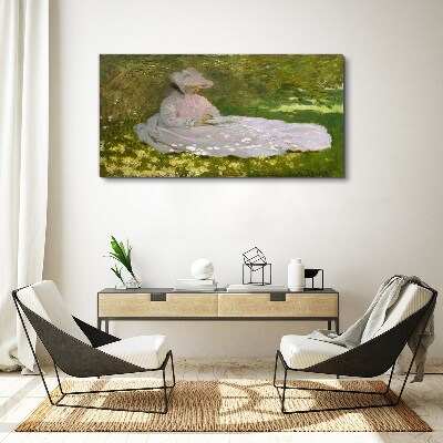 Canvas schilderij Vrede in de tuin