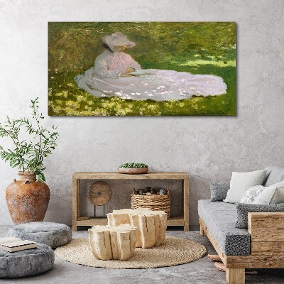 Canvas schilderij Vrede in de tuin