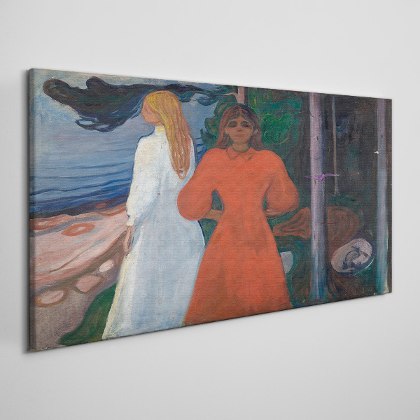 Foto op canvas Koude wind over de zee