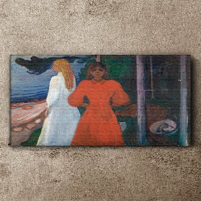 Foto op canvas Koude wind over de zee