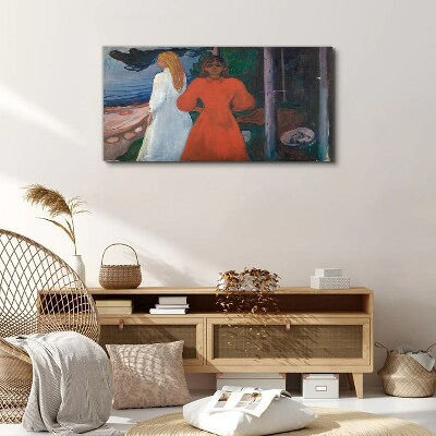 Foto op canvas Koude wind over de zee