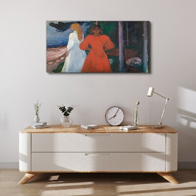 Foto op canvas Koude wind over de zee