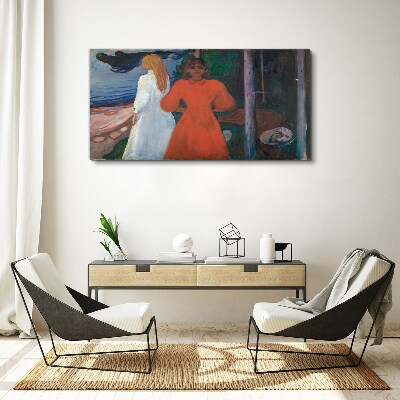 Foto op canvas Koude wind over de zee