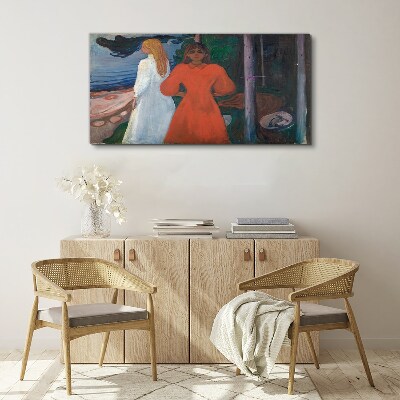 Foto op canvas Koude wind over de zee