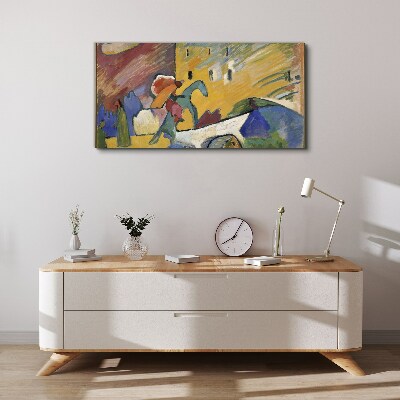 Foto op canvas Beweging en kleur in het landschap