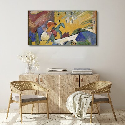 Foto op canvas Beweging en kleur in het landschap