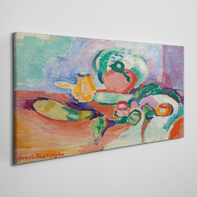 Foto op canvas Stilleven in kleur