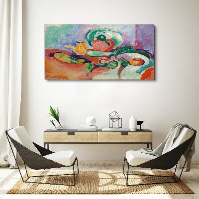 Foto op canvas Stilleven in kleur