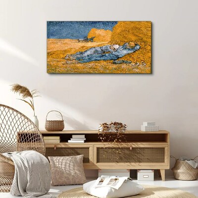 Foto op canvas Rust tussen de gouden velden