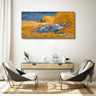 Foto op canvas Rust tussen de gouden velden